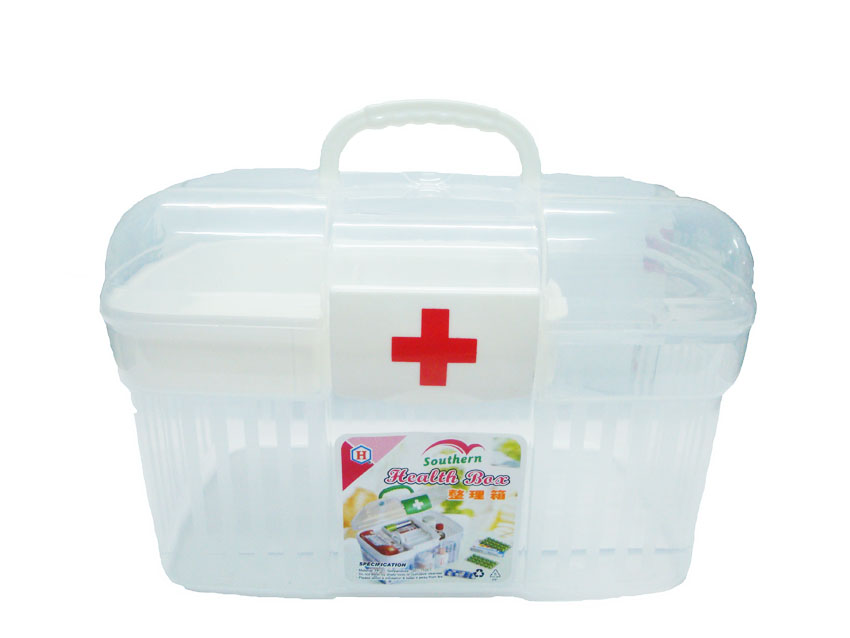 กล่องยาสามัญประจำบ้าน (Medical Box) รุ่น PK03 สีขาว - size M