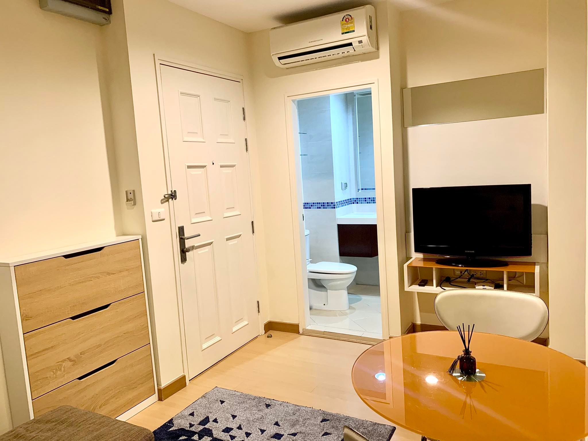 ให้เช่า Life @ Sukhumvit 65 (ไลฟ์ แอท สุขุมวิท 65) 1 ห้องนอน 1 ห้องน้ำ ชั้น 17 ขนาด 32 ตรม เฟอร์นิเจอร์ครบ