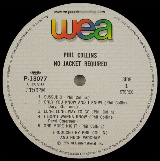 Phil Collins - No Jacket Required