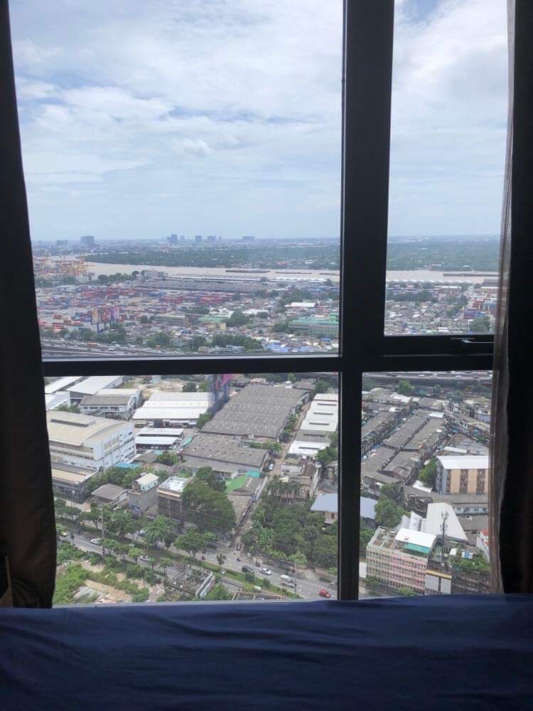 ให้เช่าคอนโดโอกะเฮ้าส์ 2 นอน 2 น้ำ (มีอ่างอาบน้ำ), ห้อง 3399/876, ขนาด 50 ตรม. ชั้น 37, (วิวแม่น้ำ), ตกแต่งพร้อมอยู่, วิวแม่น้ำ