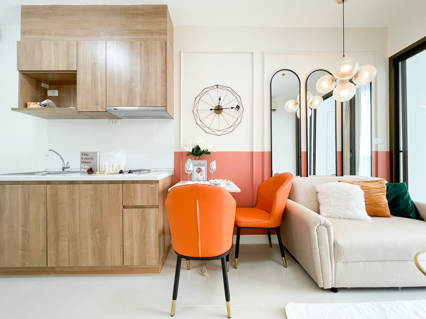 ขายคอนโด IDEO Mix Sukhumvit 103 (ไอดีโอ มิกซ์ สุขุมวิท 103) 1 ห้องนอน 1 ห้องน้ำ ขนาด 30 ตร.ม. ตึก B ชั้น 18 วิวดี ห้องแต่สวยตรงปก