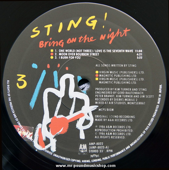 Sting - Bring On The Night