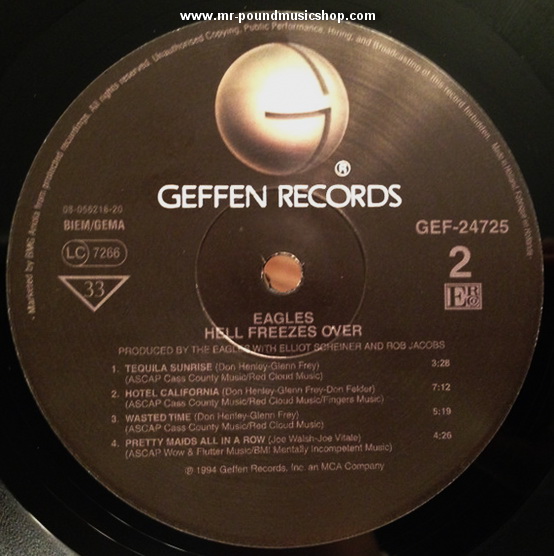 Eagles - Hell Freezes Over