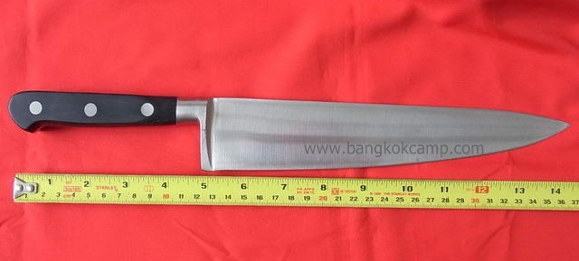 มีดเชฟ Magefesa ใบมีดยาว9.5นิ้ว Acero Inoxidable Chef Knife X50CrMoV15 Made in Spain