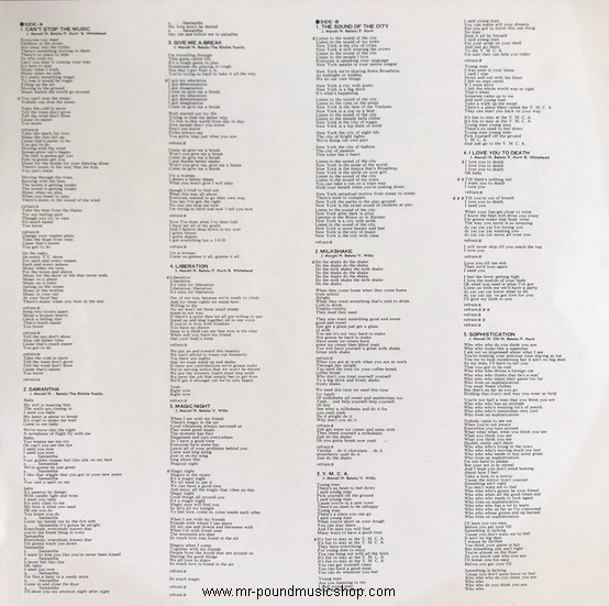 Village People - Can't Stop The Music - The Original Motion Picture Soundtrack Album