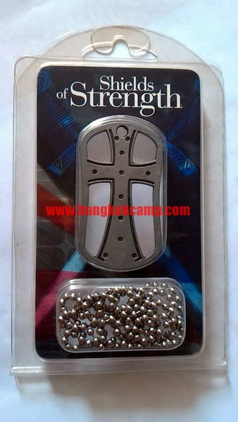 DogTag พร้อมสร้อยไข่ปลาสแตนเลส FEAR NOT FOR I AM WITH YOU. Made in USA