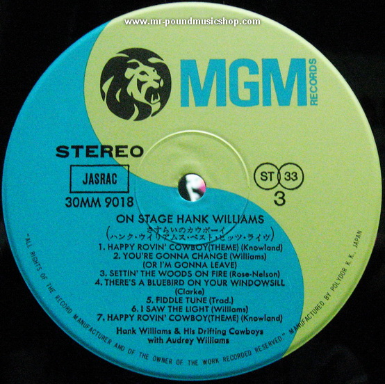 Hank Williams - On Stage