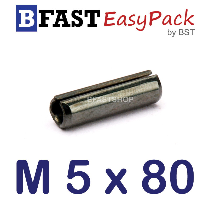 ปิ๊นตะกุด M 5 x 80 ( 2 ตัว/ถุง )