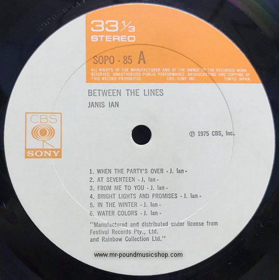 Janis Ian - Between The Lines