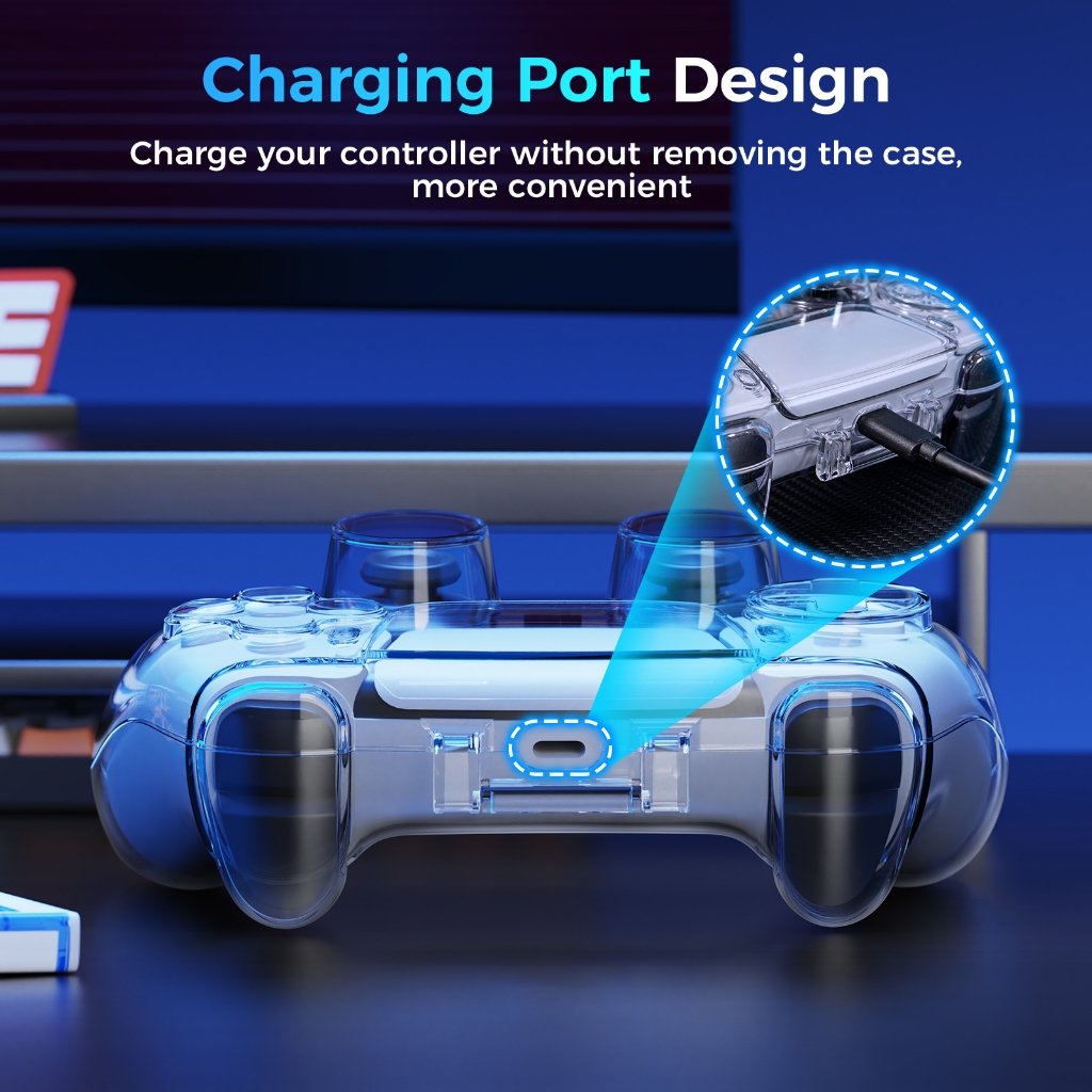 IINE เคสใสกันฝุ่น สำหรับเก็บจอย PS5 L1008