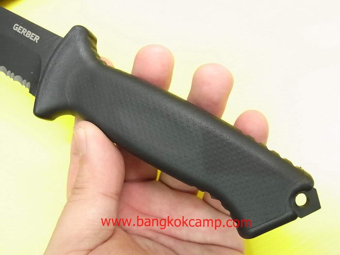 มีดใบตาย Gerber Prodigy Survival Knife, Serrated Edge, Black [22-41121] ของใหม่ ของแท้