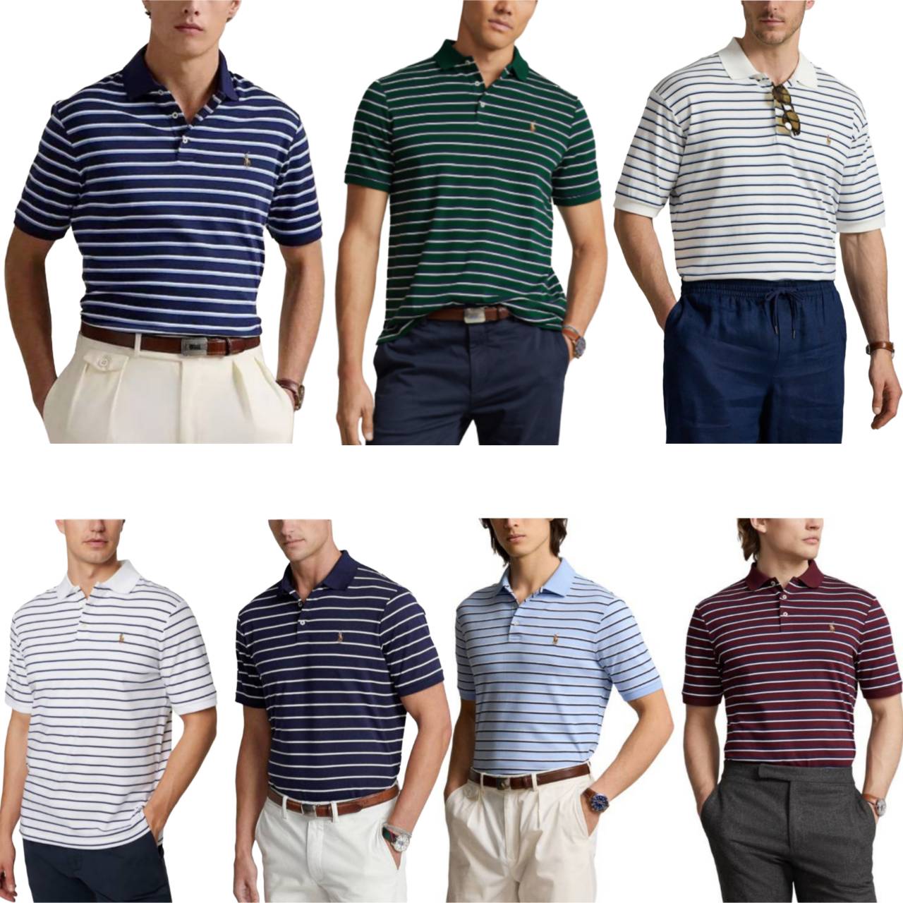 Polo Ralph Lauren Striped Soft Cotton Polo Shirt