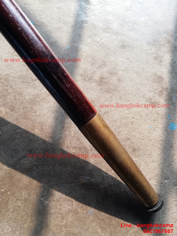 ไม้หายาก... ไม้ตะพด (หัวไม้แก่นมะขาม +ตัวด้ามไม้ตะเคียน) ลายสวยมาก