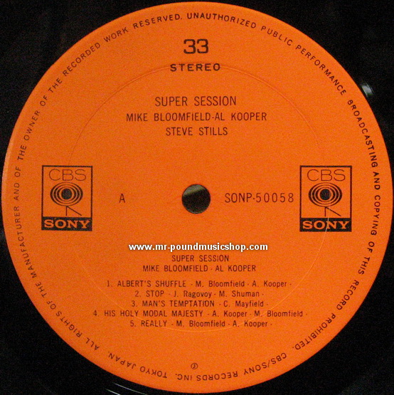 Mike Bloomfield, Al Kooper, Steve Stills - Super Session