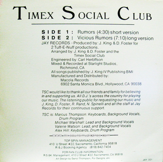 Timex Social Club - Rumors