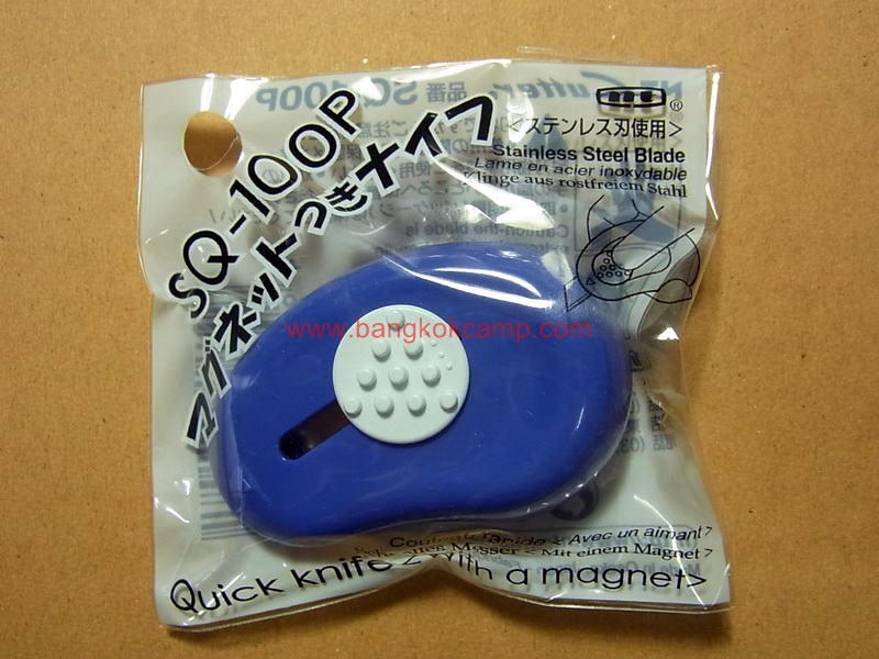 คัตเตอร์ญี่ปุ่น คมมากๆ Made in Japan ใหม่ แท้ (NT Cutter SQ-100PB) (สีน้ำเงิน)