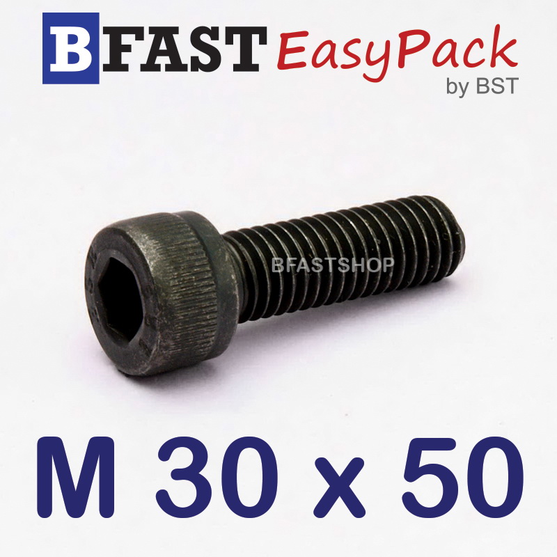 สกรูหัวจมดำ M 30 x 50 *เกลียวตลอด*