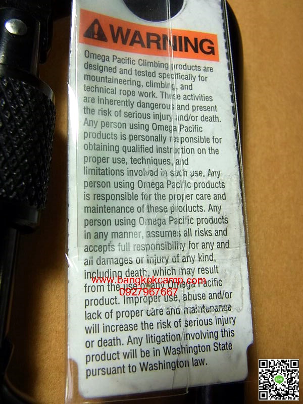 Snaplink-Carabiners OMEGAPAC ...Liberty Mountain Locking - Black LML5... Made in USA