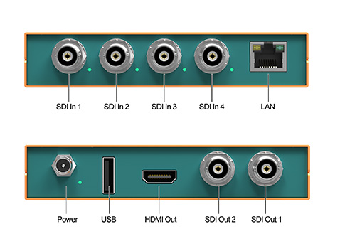 AVMatrix MV0430 4Channel SDI Multiviewer