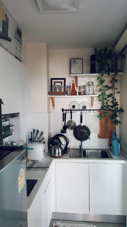 ขาย / เช่า คอนโด Garden Asoke - Rama 9 (การ์เด้น อโศก - พระราม 9) 1 ห้องนอน 1 ห้องน้ำ ตึก A 3 ชั้น 6 ห้องมุม ขนาด 45 ตรม. ติดกับบันไดหนีไฟ Fully Furnished พร้อมเครื่องใช้ไฟฟ้า