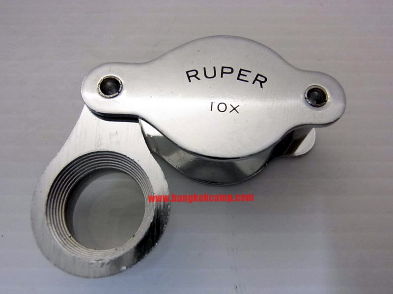 กล้องส่องพระ ญี่ปุ่น RUPER (Made in JAPAN) 10X ....ใหม่เก่าเก็บ แท้ เดิมๆ พร้อมกล่อง