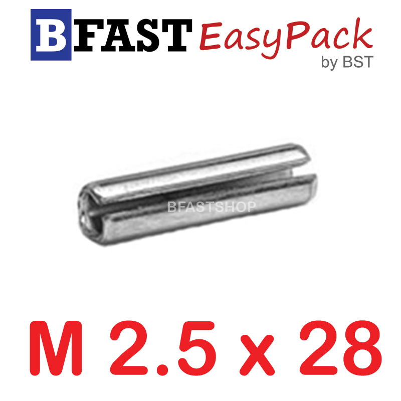 ปิ๊นตะกุดสแตนเลส SUS M2.5 x 28 (4 ตัว/ถุง)