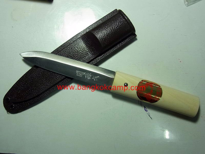 มีดญี่ปุ่น, มีดพกญี่ปุ่น เหล็กคมมากๆ ด้ามไม้ญี่ปุ่น Made in Japan ใหม่ แท้ (KAI AG-0512)