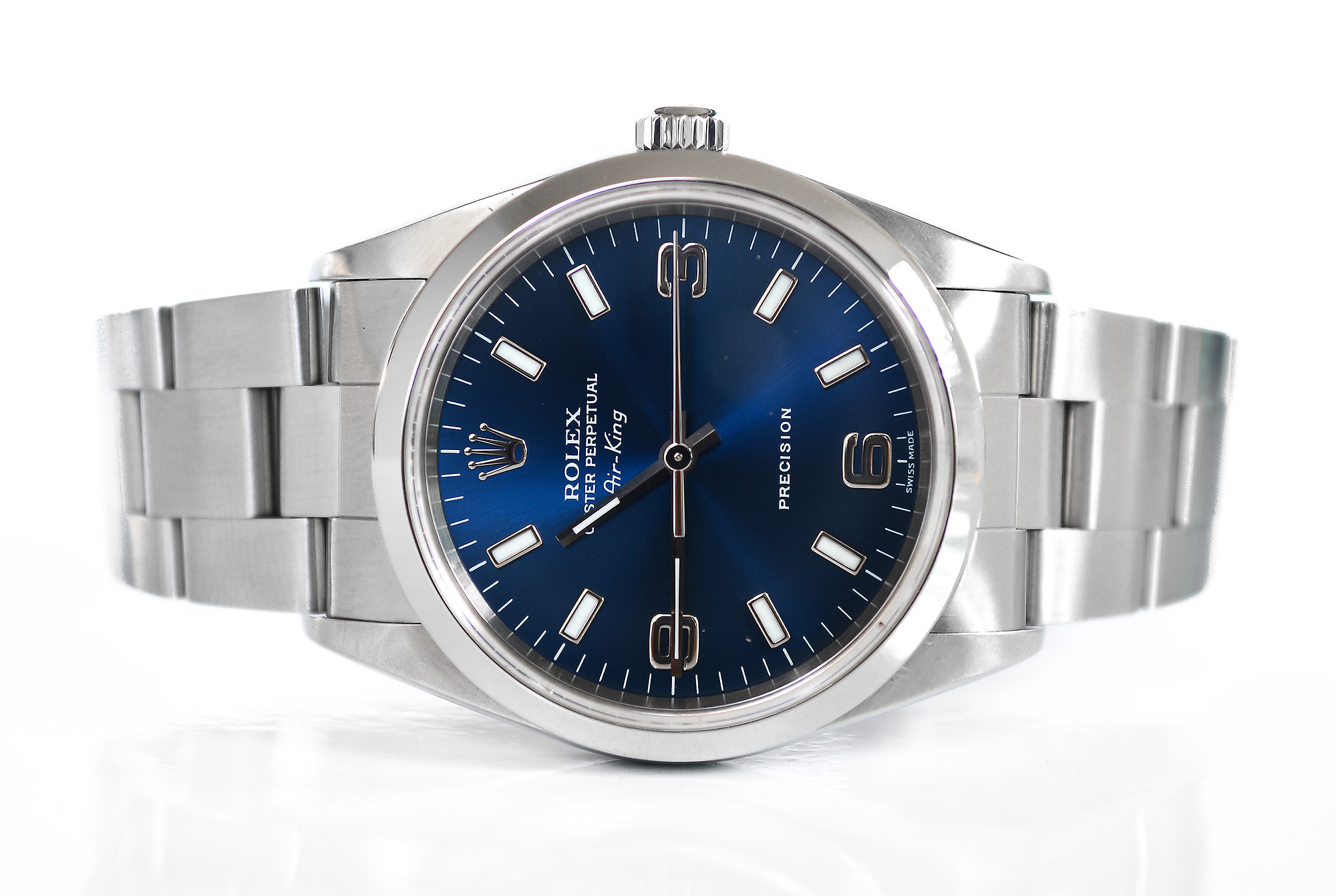 Rolex Airking 3-6-9 หน้าน้ำเงิน หูตัน (Sold)
