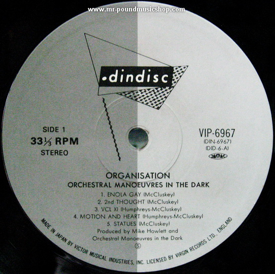 Orchestral Manoeuvres in The Dark - Organisation