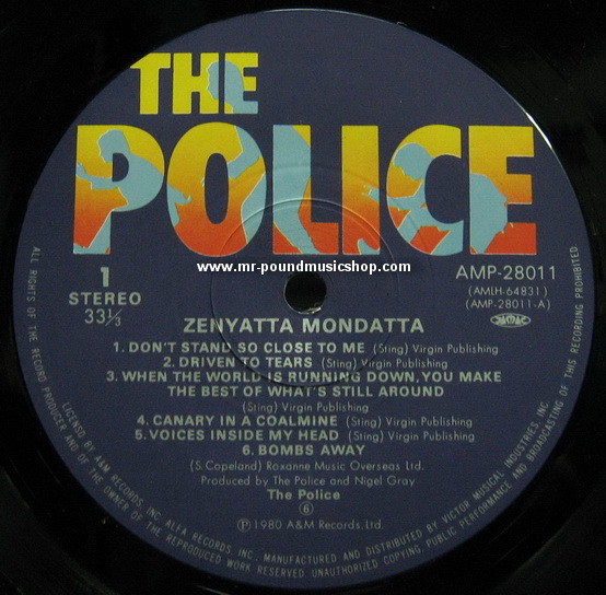 The Police - Zenyatta Mondatta