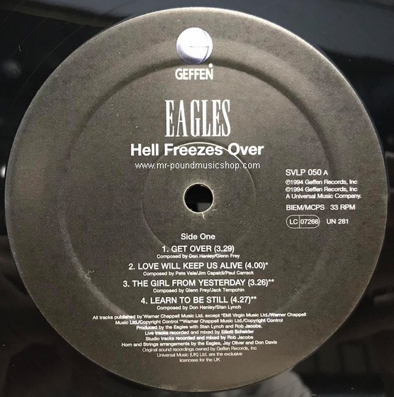 Eagles - Hell Freezes Over
