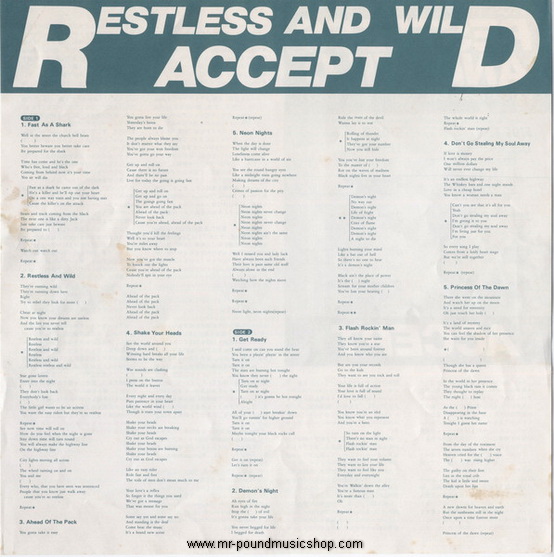 Accept - Restless & Wild
