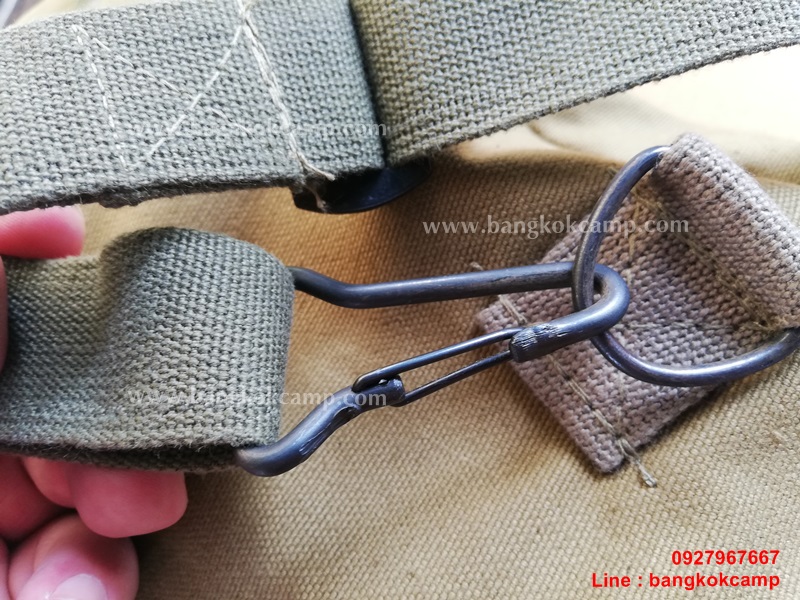 กระเป๋าทหารสวีเดน กระเป๋าสะพาย+คาดเอว ผ้าแคนวาส ของใหม่เก่าเก็บ สมบูรณ์ พร้อมใช้
