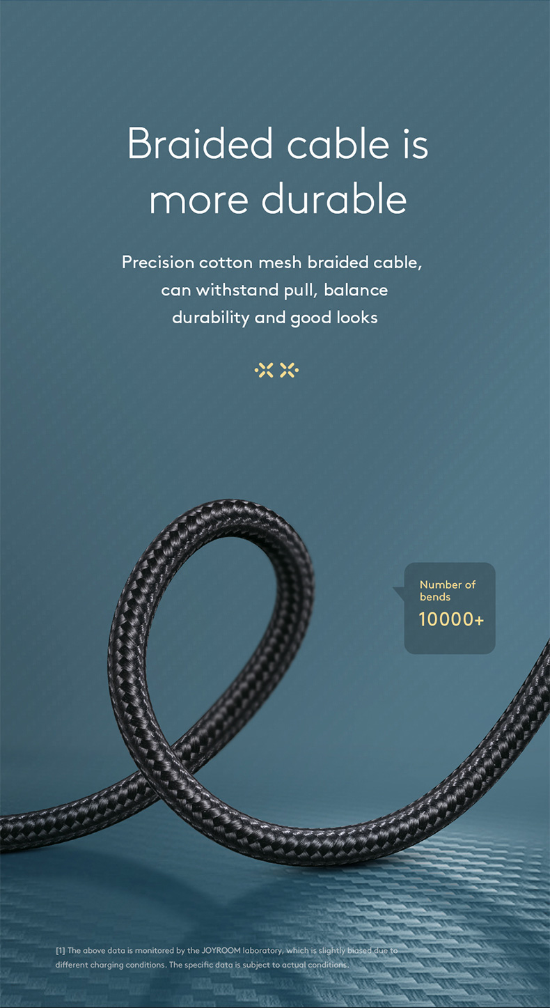 Joyroom A1. AUX car stereo audio cable - สายเชื่อมต่อสัญญาณเสียง 3.5mm สาย 1เมตร 2เมตร
