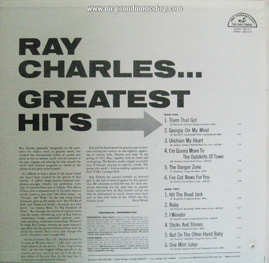 Ray Charles - Greatest Hits