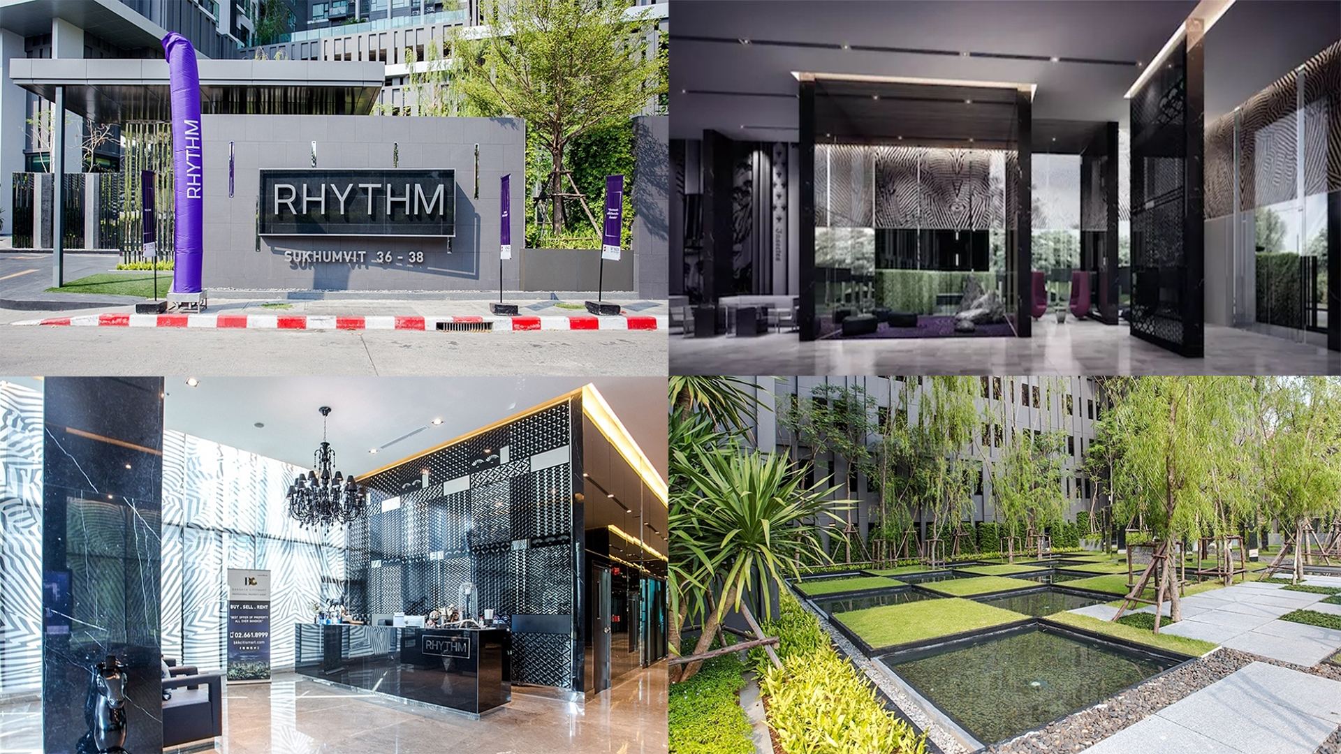ขาย / ให้เช่าคอนโด Rhythm Sukhumvit 36 - 38 (ริทึ่ม สุขุมวิท 36-38) 2 ห้องนอน 2ห้องน้ำ ขนาด 56 ตรม