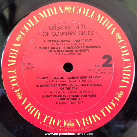 Various Artists - Greatest Hits Of Country Blues