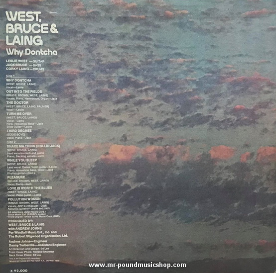 West, Bruce & Laing - Why Dontcha