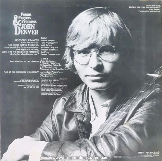 John Denver - Poems, Prayers & Promises
