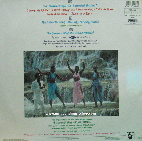 Boney M. - The Summer Mega Mix / The Calendar Song