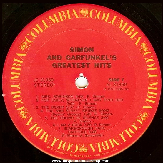 Simon & Garfunkel - Simon And Garfunkel's Greatest Hits