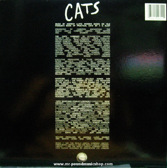 Andrew Lioyd Webber - Cats : Complete Original Broadway Cats Recording