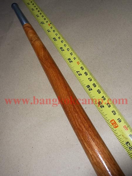 ไม้หายาก... ไม้ตะพด(ไม้ปุ่มมะค่า, ปมมะค่า) ลายสวยมาก หัว+ท้ายไททาเนียม หัวทรงป้าน