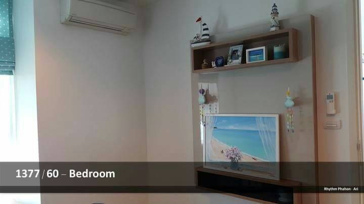 ให้เช่าคอนโด Rhythm Phahol-Ari (ริทึ่ม พหล-อารีย์) ขนาด เนื้อที่ 45.08 ตารางเมตร