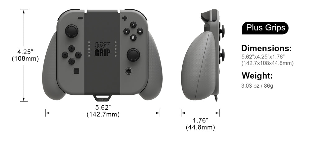 Skull & Co. JoyGrip: Joy-Con Charging Grip for Nintendo SWITCH รุ่นแรก & OLED