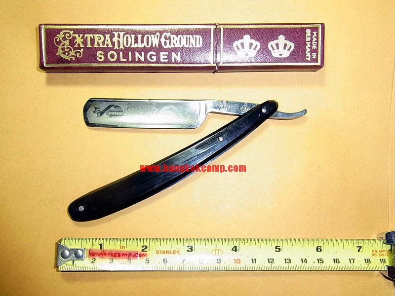มีดโกน เยอรมัน ตรา 2มงกุฎ SOLINGEN Made in GERMANY ใหม่เก่าเก็บ