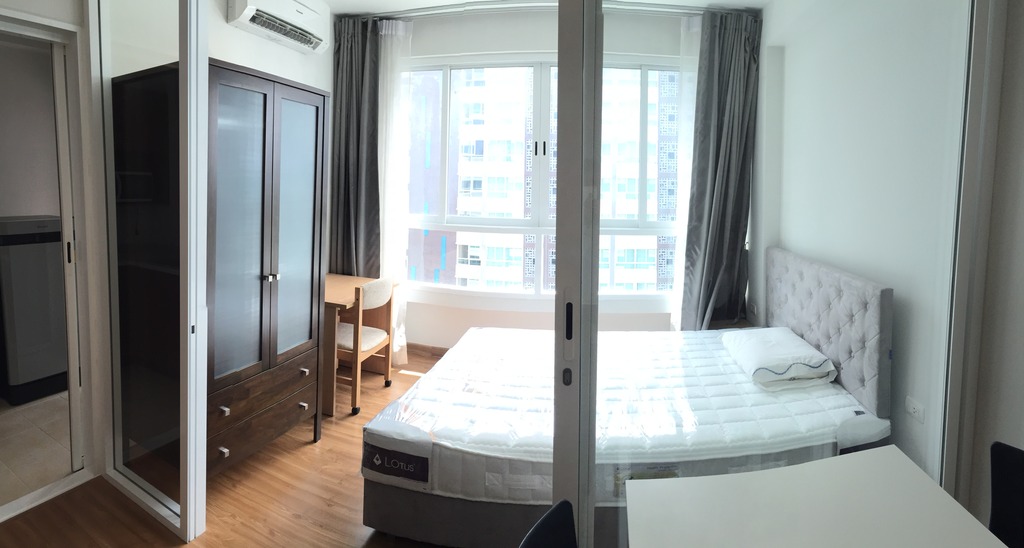 ให้เช่าคอนโด ไอ – บิซา คอนโด อาร์ซีเอ I-biza Condo RCA ติดพระราม 9 1 ห้องนอน 1 ห้องน้ำ พื้นที่ 31 ตร.ม. ห้องใหม่ อาคาร B ชั้น 11 ราคา 12,000 / เดือน