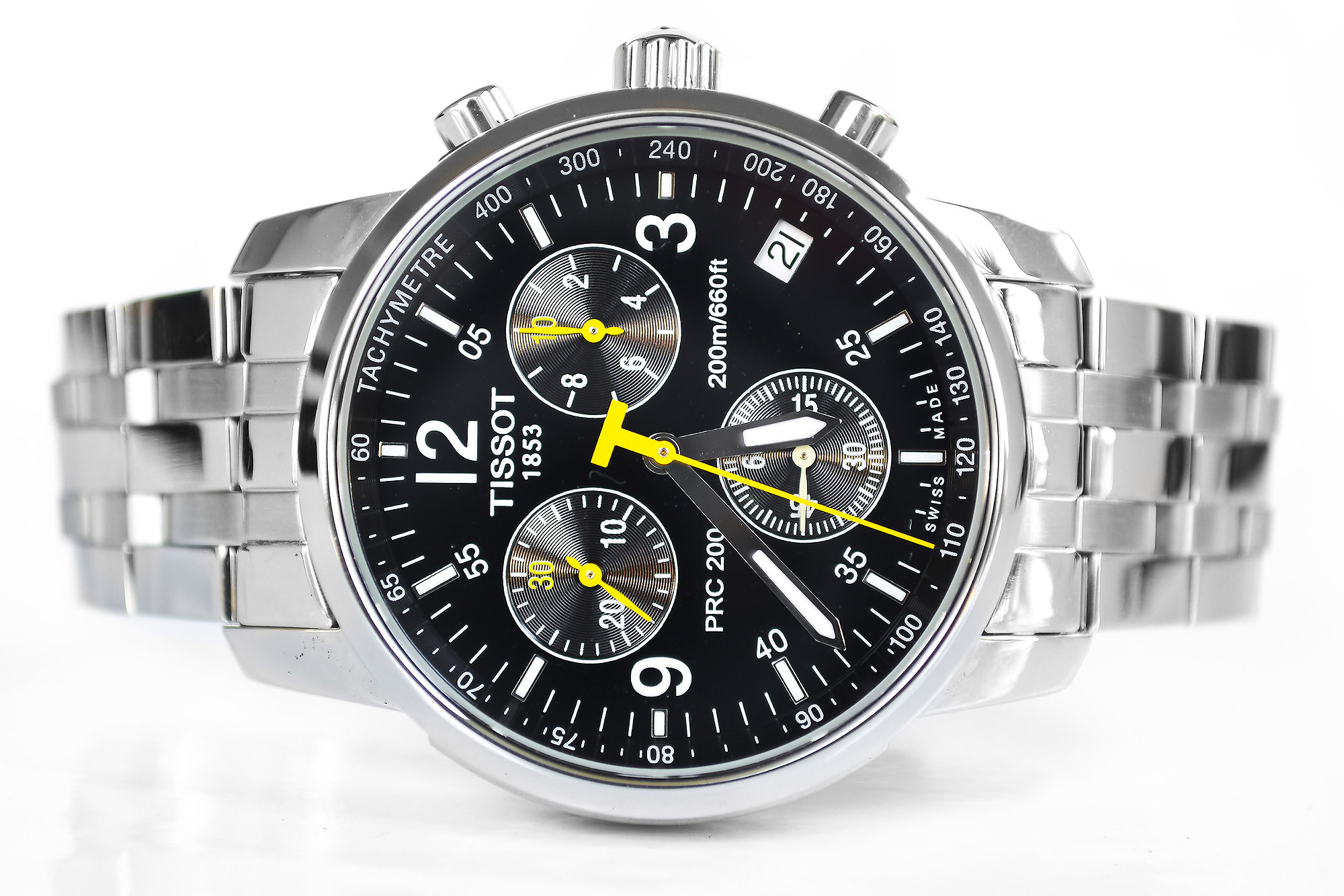 Tissot PRC200 Chronograph หน้าดำ (Sold)