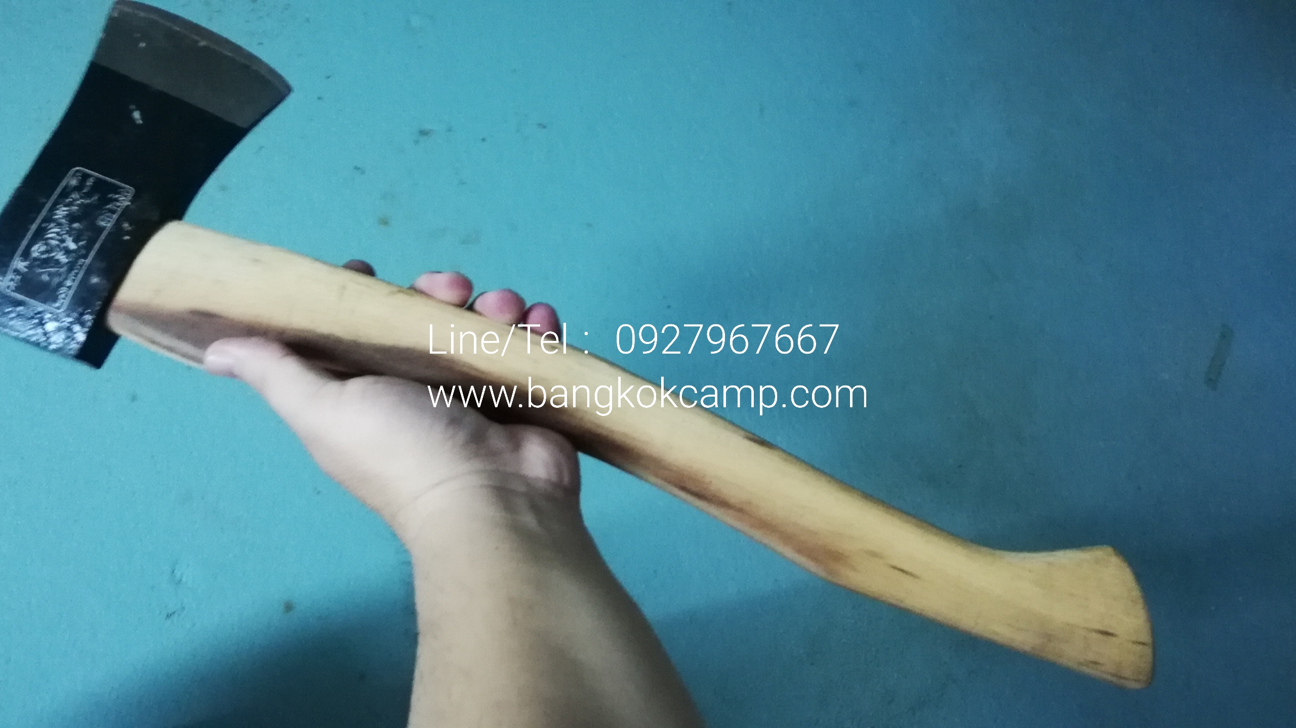 ขวานสวีเดน ตราเสือ HULT'S Made in SWEDEN.....ด้ามไม้ (2)