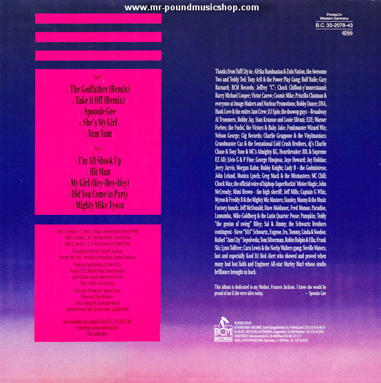 Spoonie Gee - The Godfather Of Rap